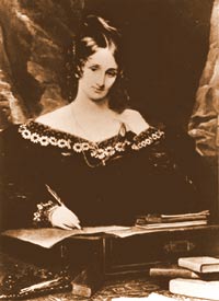 Painting of Mary Shelley