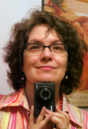 self-portrait photo of Claudia Carlson